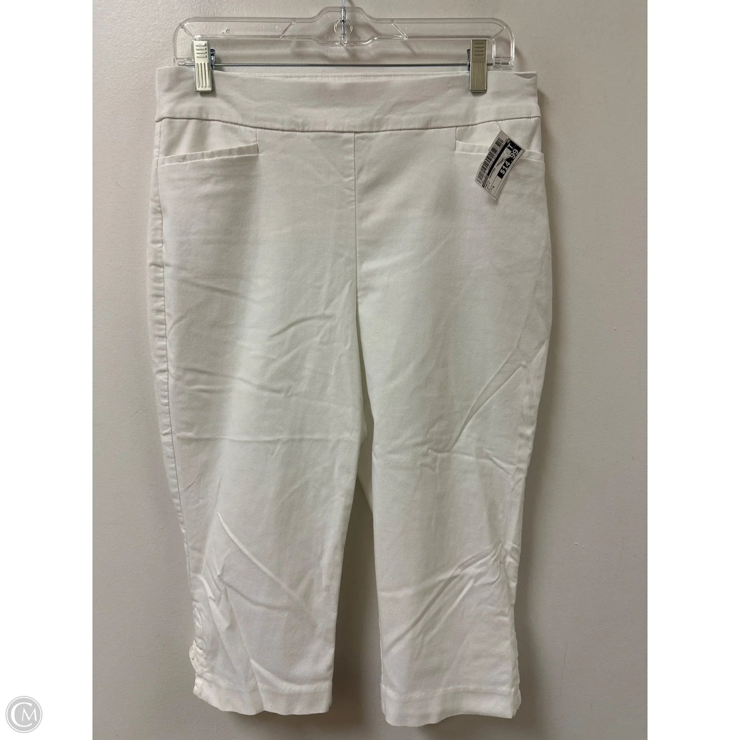 Pants Cropped By Chicos In White, Size: 8