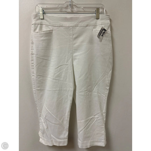 Pants Cropped By Chicos In White, Size: 8