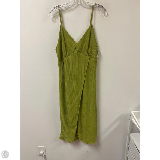 Dress Party Midi By Lulus In Green, Size: L