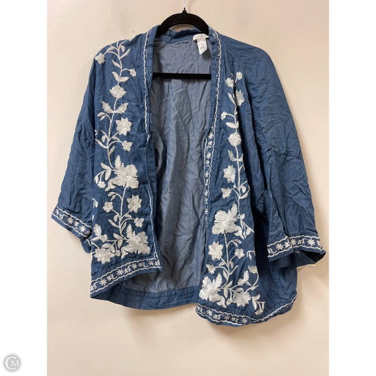 Kimono By J. Jill In Blue Denim, Size: S