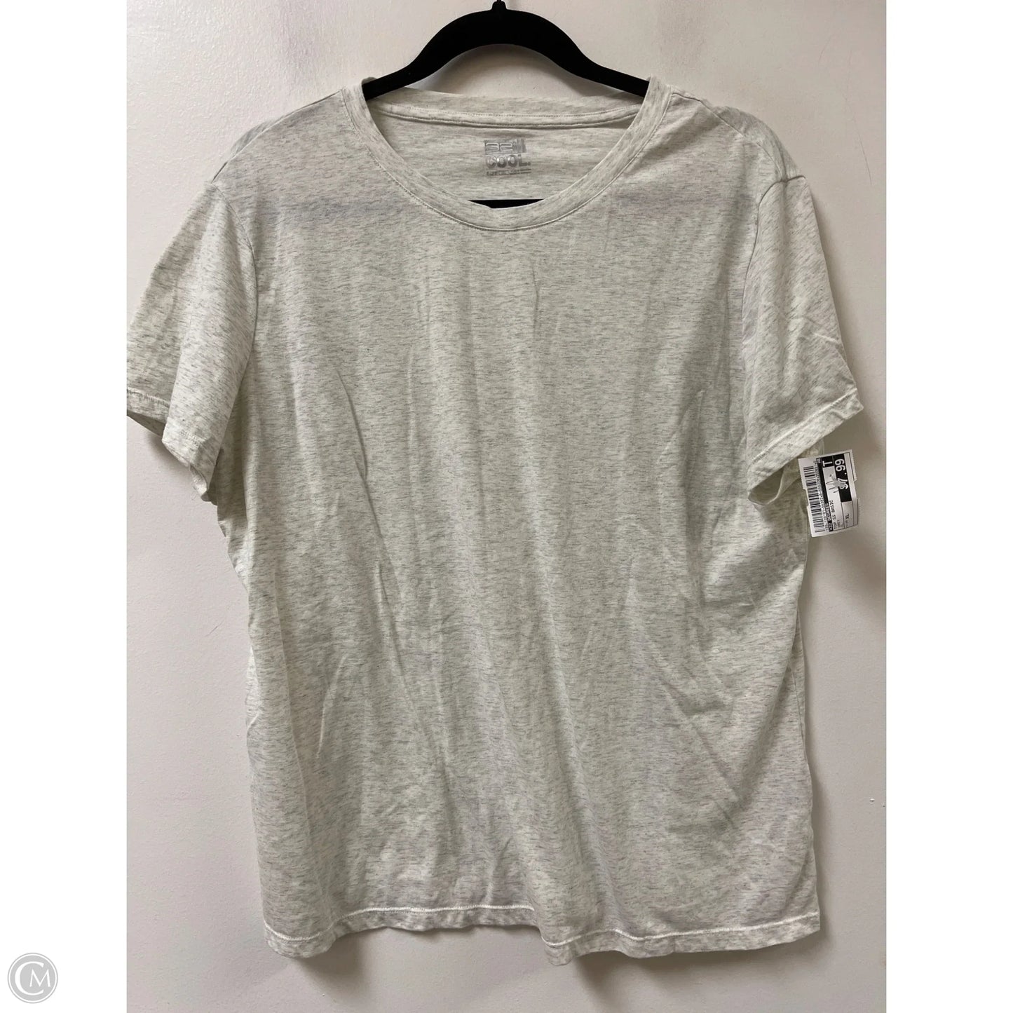 Top Short Sleeve Basic By 32 Degrees In Grey, Size: Xl
