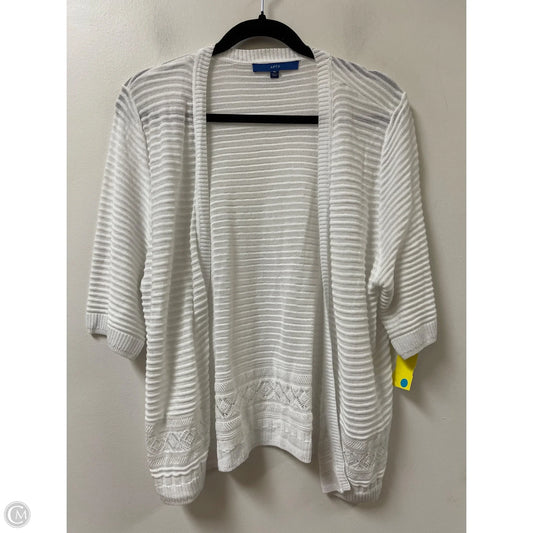 Cardigan By Apt 9 In White, Size: Xl