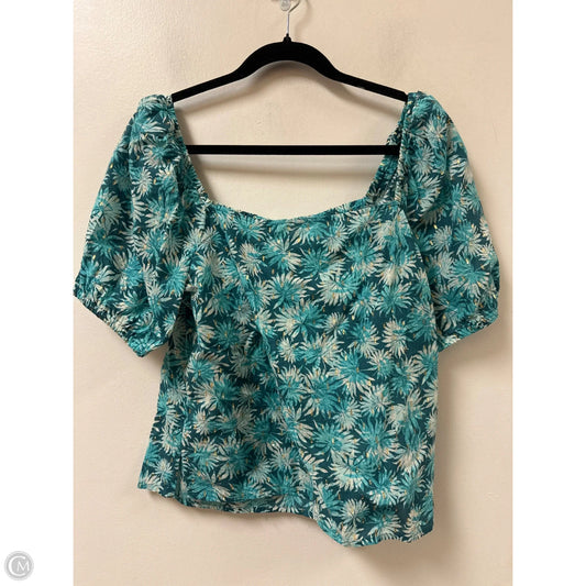 Top Short Sleeve By Michael By Michael Kors In Blue, Size: M