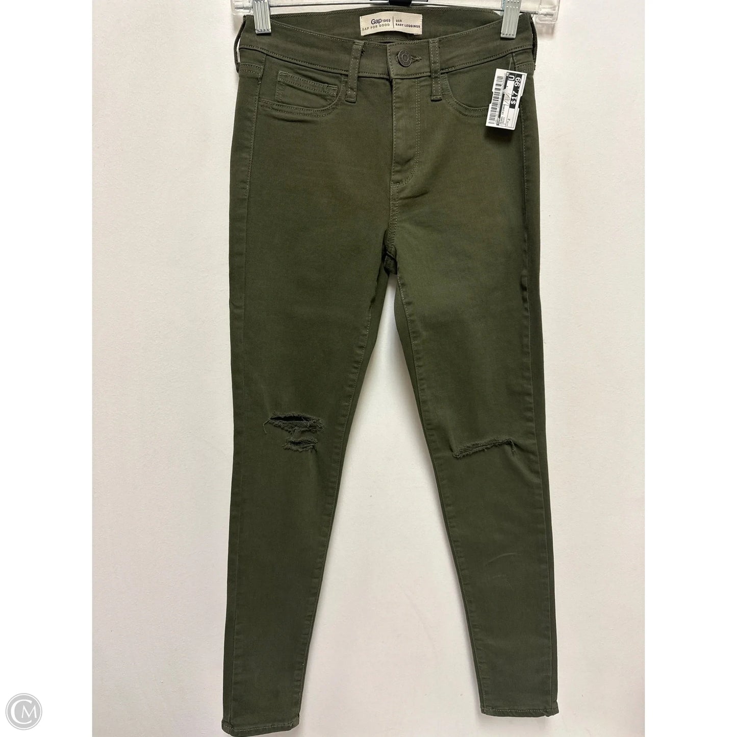 Jeans Skinny By Gap In Green, Size: 2