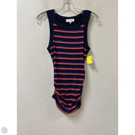 Top Sleeveless By Michael Stars In Striped Pattern, Size: Xs