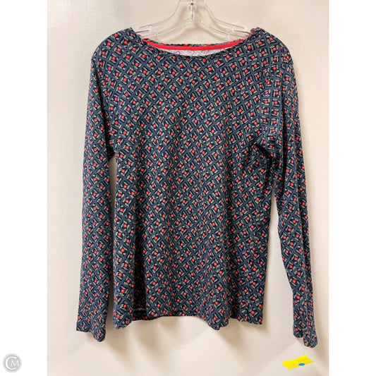 Top Long Sleeve By Croft And Barrow In Navy, Size: M