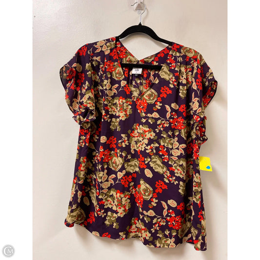Top Sleeveless By Cabi In Purple, Size: M
