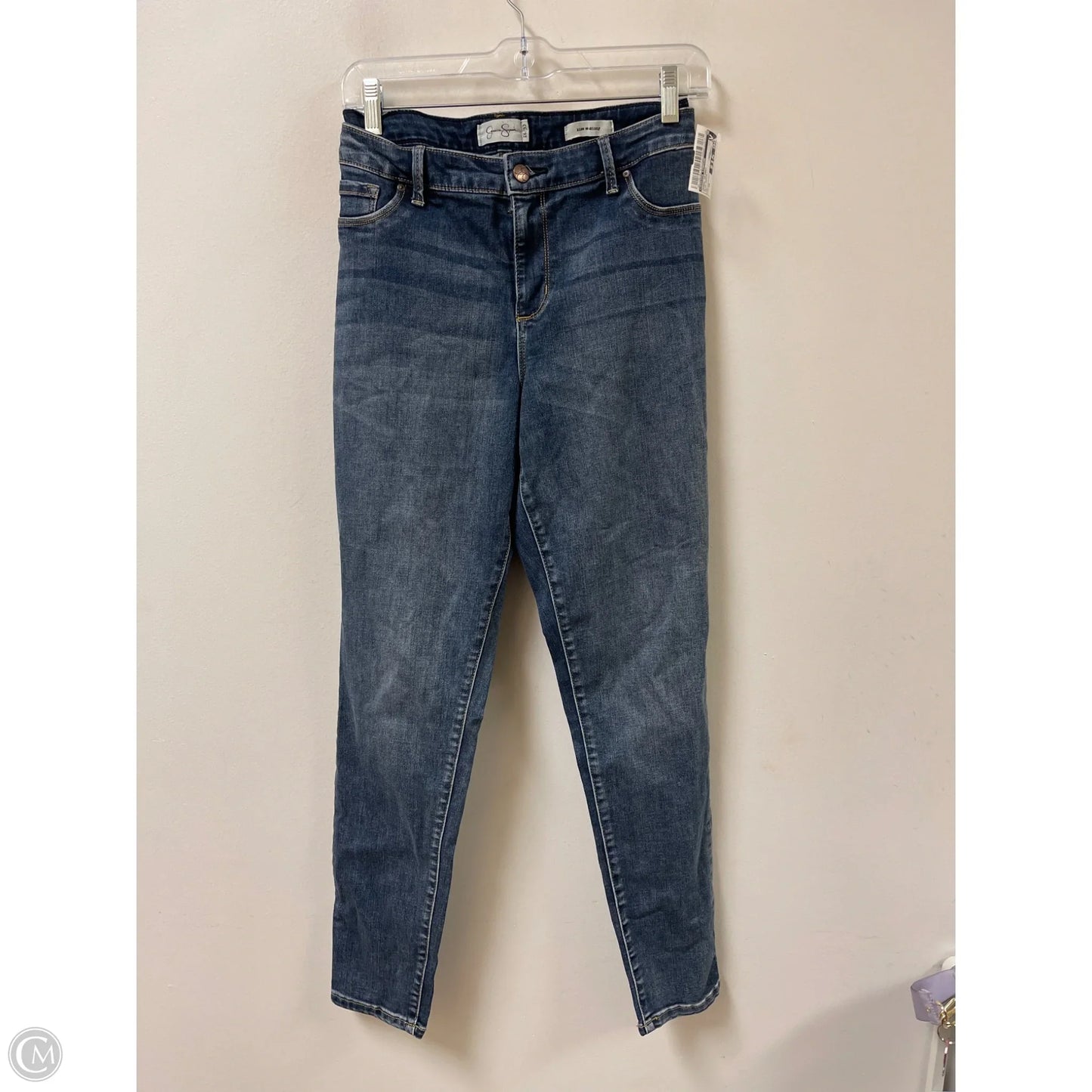 Jeans Skinny By Jessica Simpson In Blue Denim, Size: 16