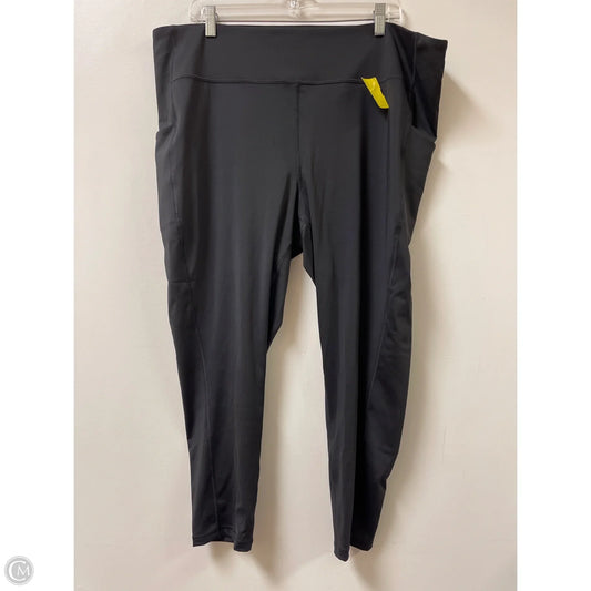 Athletic Leggings By Tek Gear In Black, Size: 3x