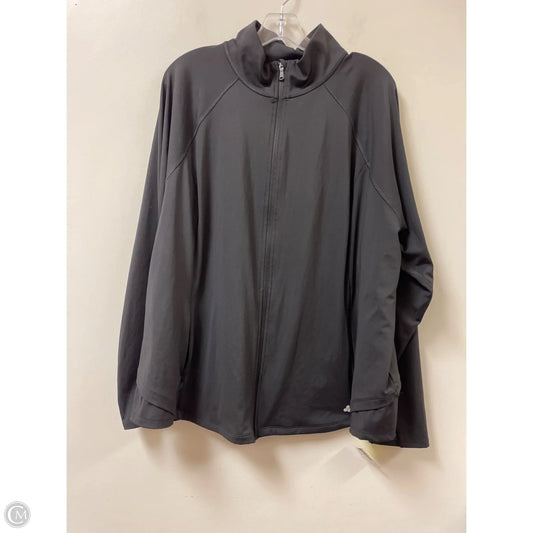 Athletic Jacket By Tek Gear In Black, Size: 3x