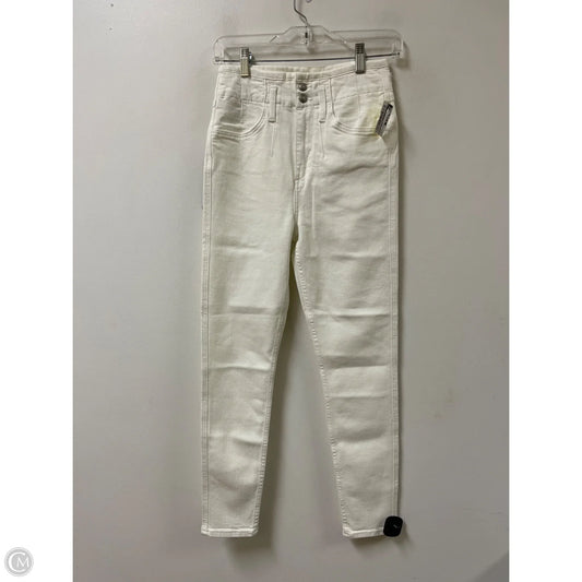 Jeans Skinny By Rag And Bone In Cream, Size: 2