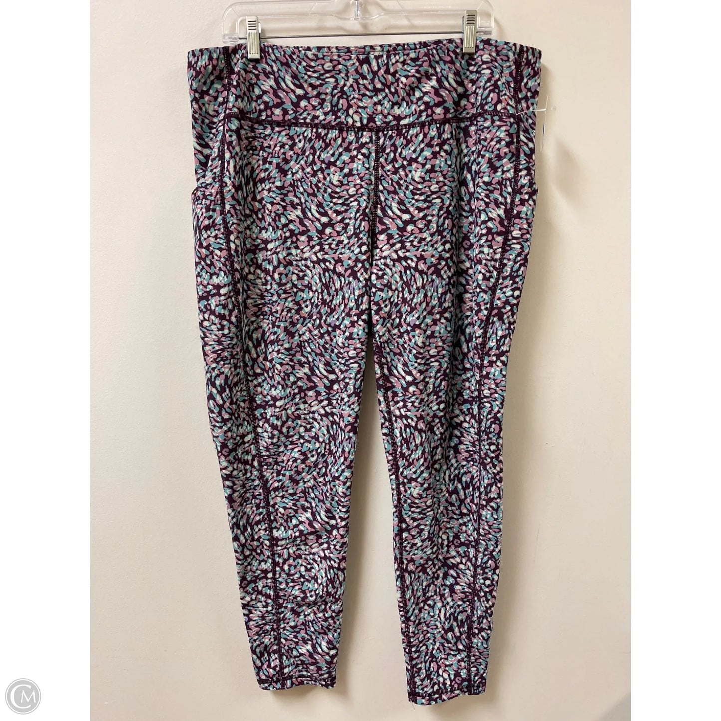 Athletic Capris By Tek Gear In Purple, Size: 2x