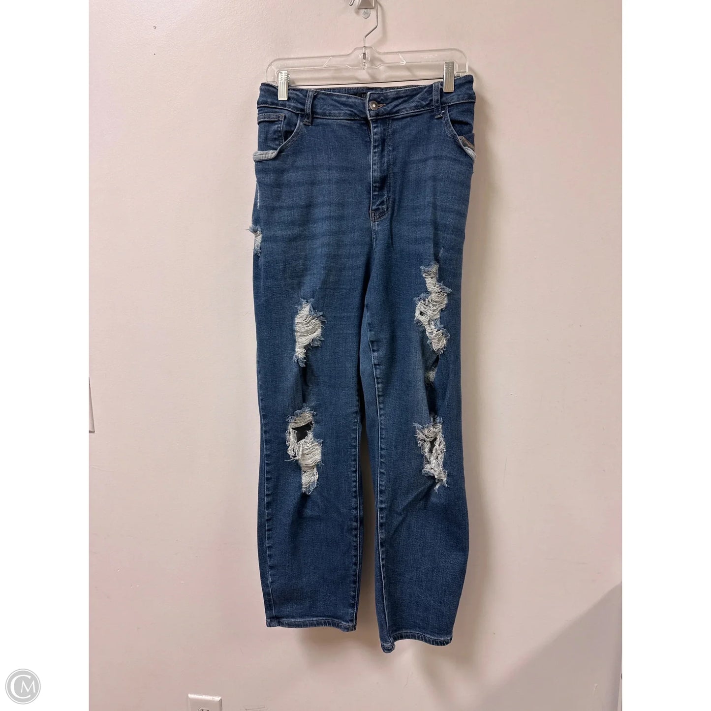 Jeans Skinny By Judy Blue In Blue, Size: 24