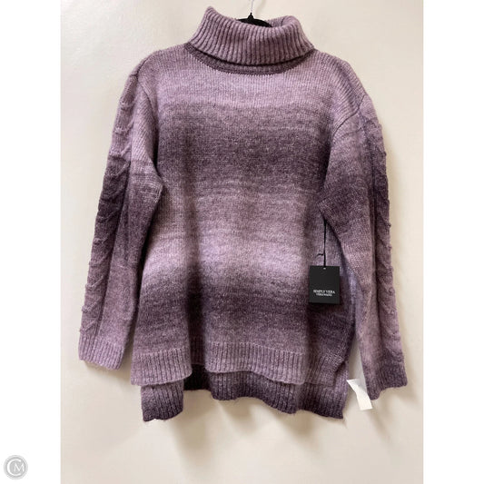 Sweater By Simply Vera In Purple, Size: Xl