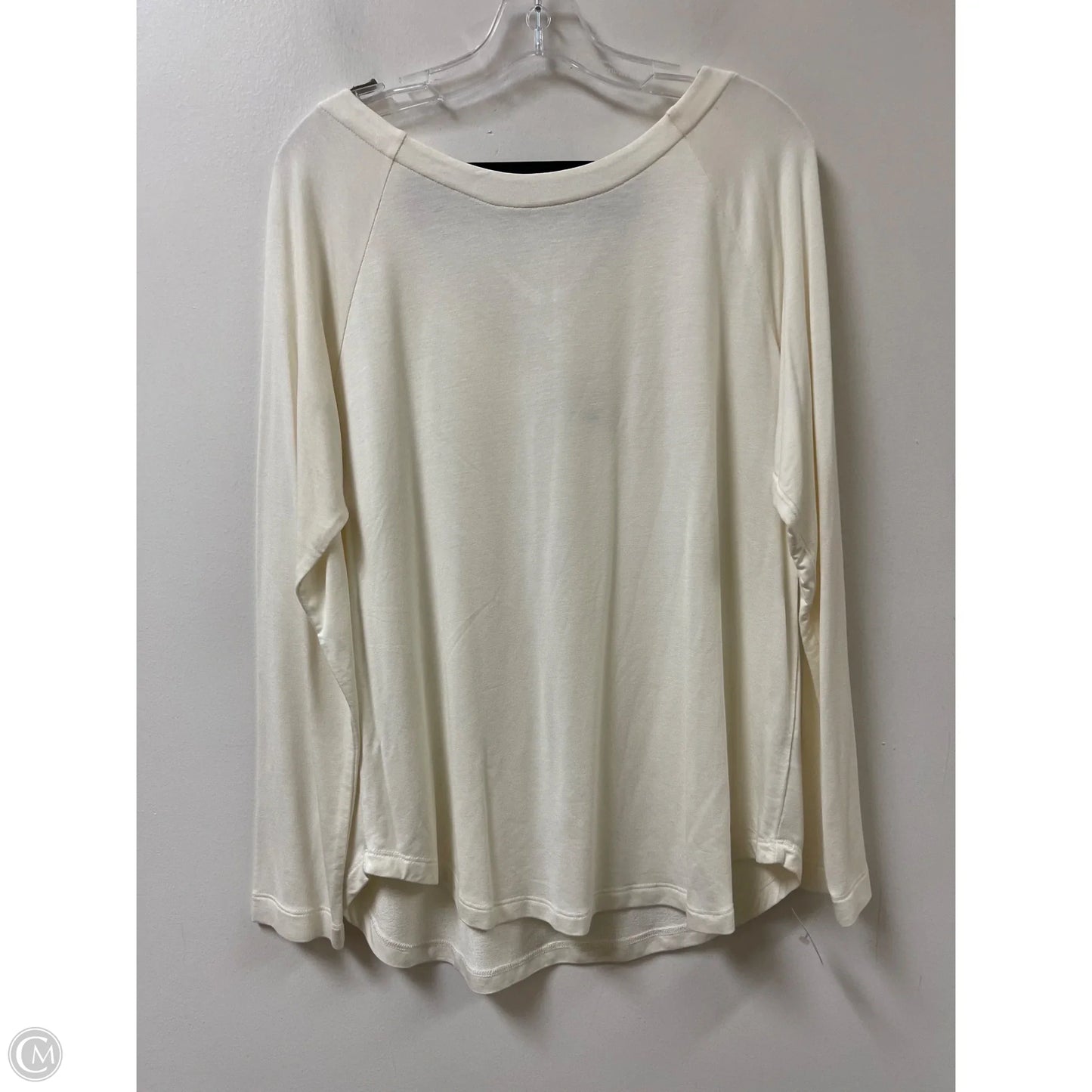 Top Long Sleeve By Cabi In Cream, Size: M