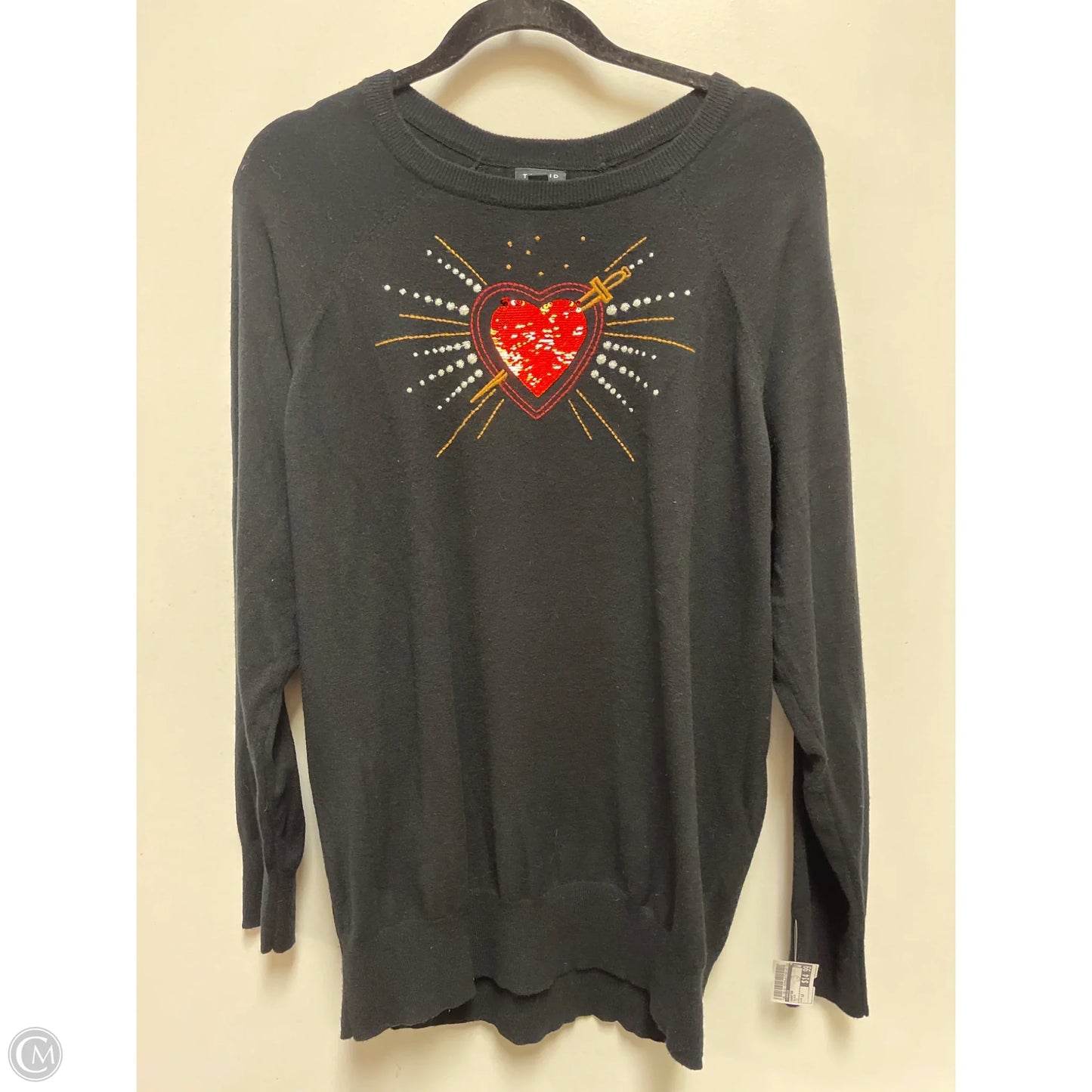 Sweater By Torrid In Black, Size: 1x