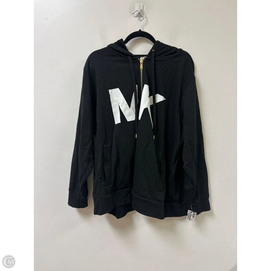 Sweatshirt Hoodie By Michael By Michael Kors In Black, Size: 3x