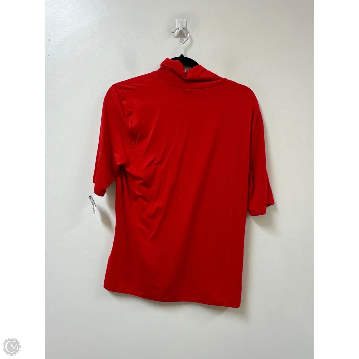 Top Short Sleeve By Lauren By Ralph Lauren In Red, Size: Xl