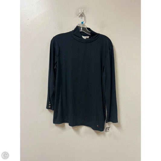 Top Long Sleeve By Tommy Hilfiger In Navy, Size: L