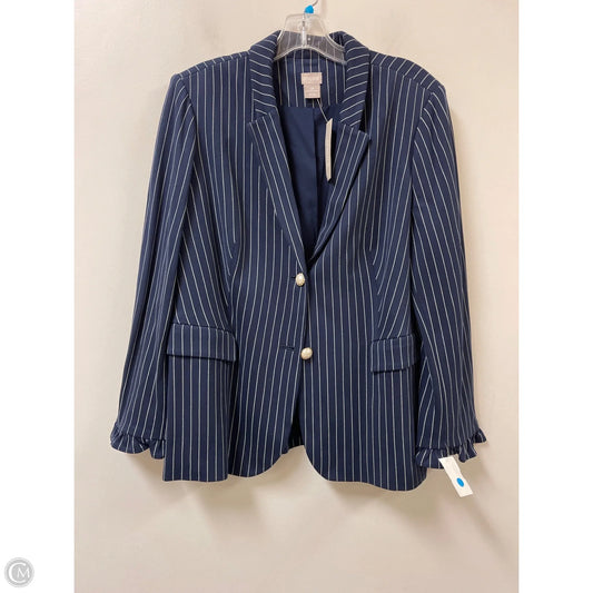 Blazer By Chicos In Navy, Size: Xlp