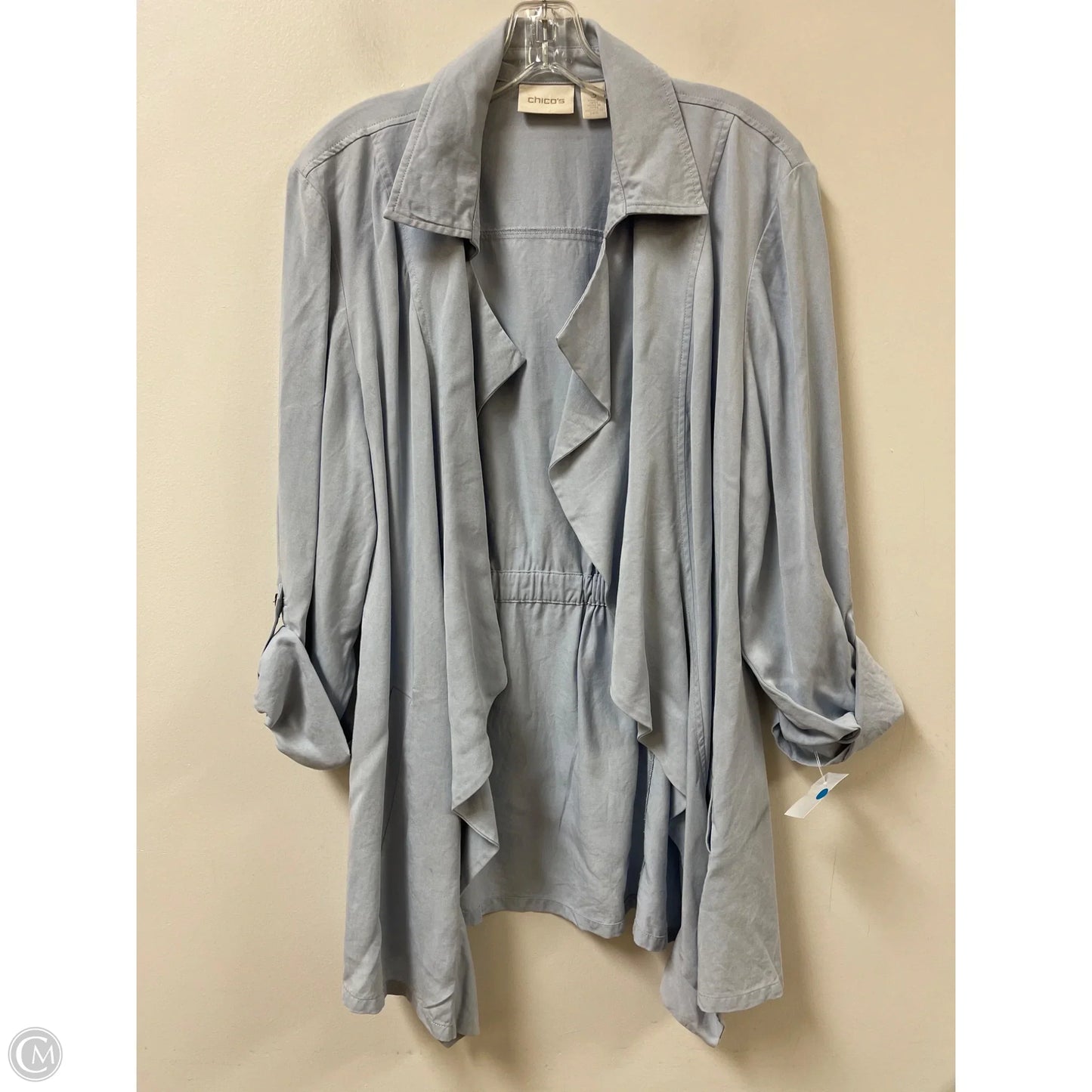 Blazer By Chicos In Blue, Size: Xl