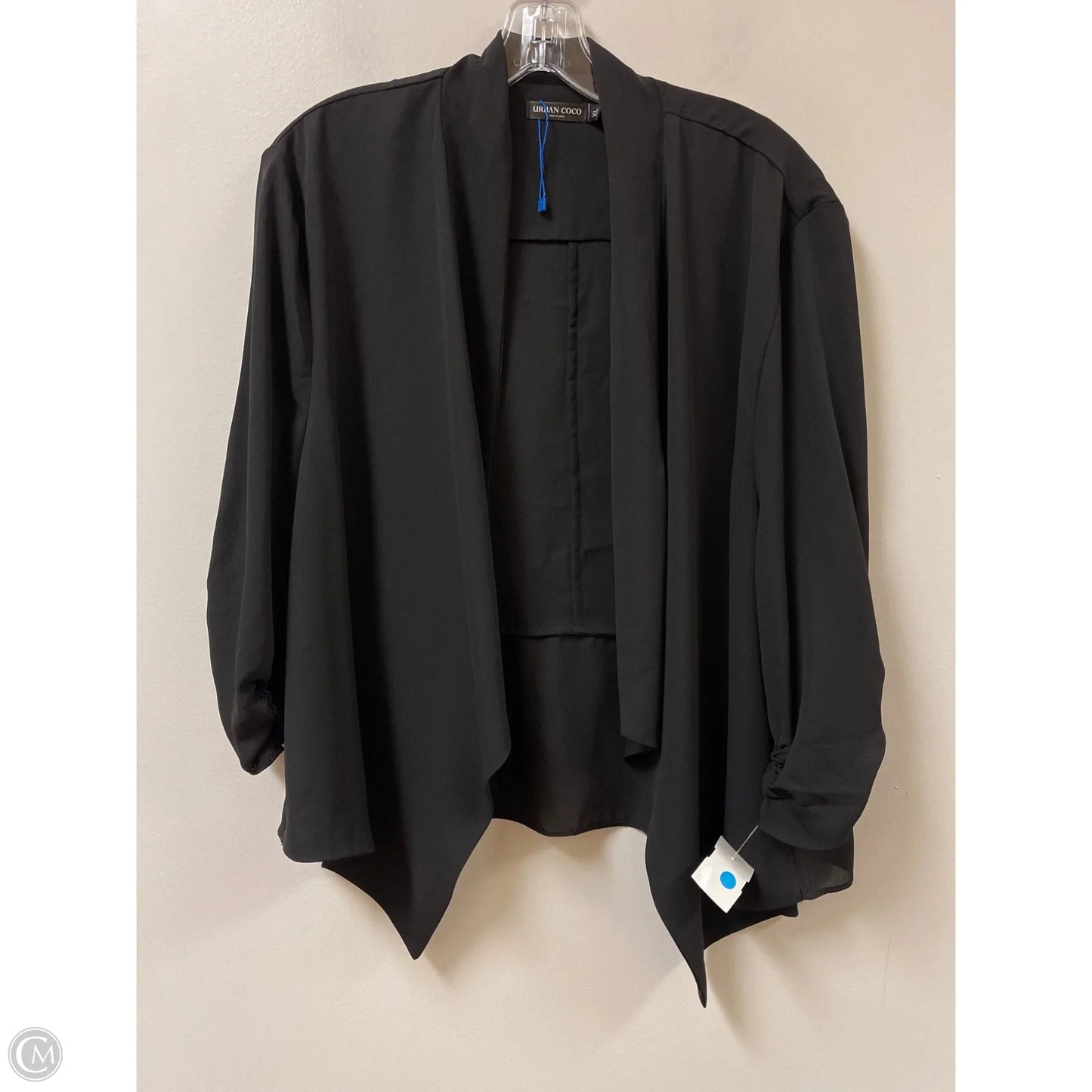 Cardigan By Urban Coco In Black, Size: Xl