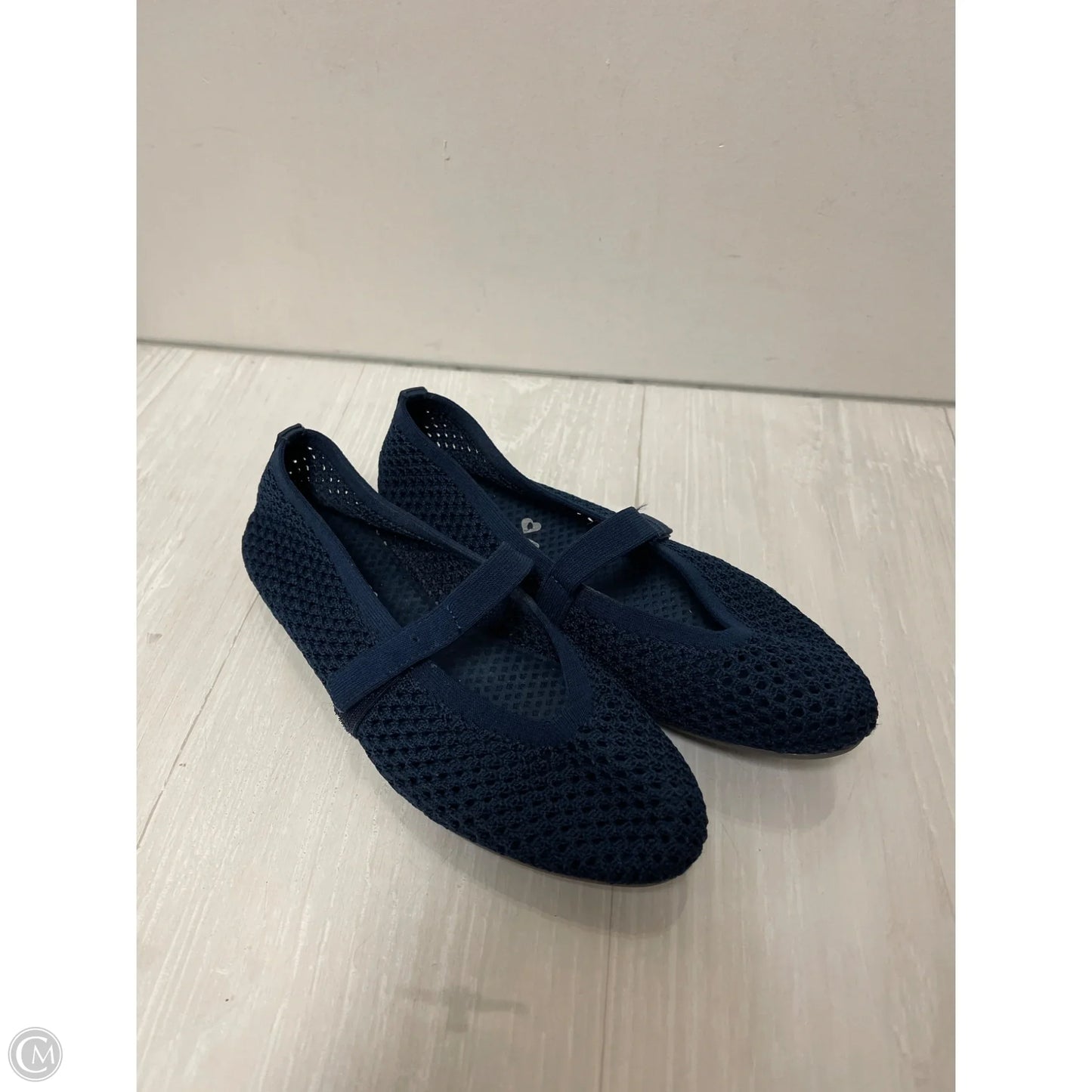Shoes Flats By Skechers In Navy, Size: 6.5