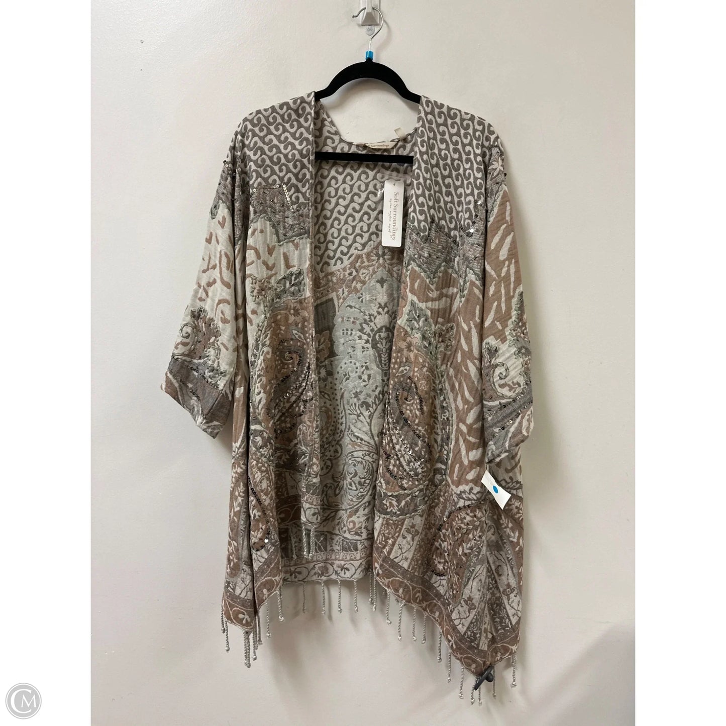 Kimono By Soft Surroundings In Cream, Size: S