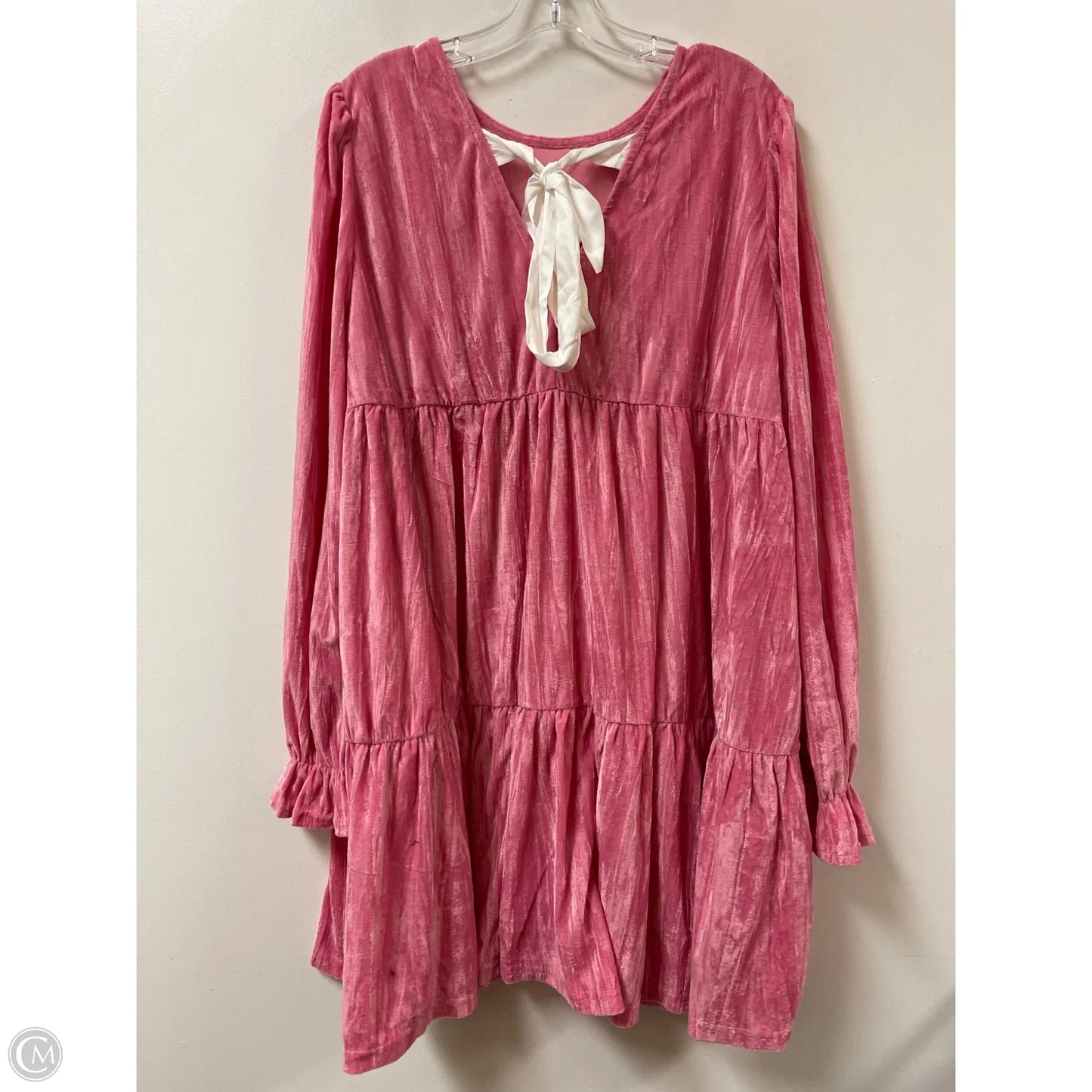 Dress Casual Short By Clothes Mentor In Pink, Size: Xl