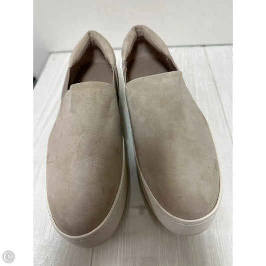 Shoes Flats By Vince In Grey, Size: 8