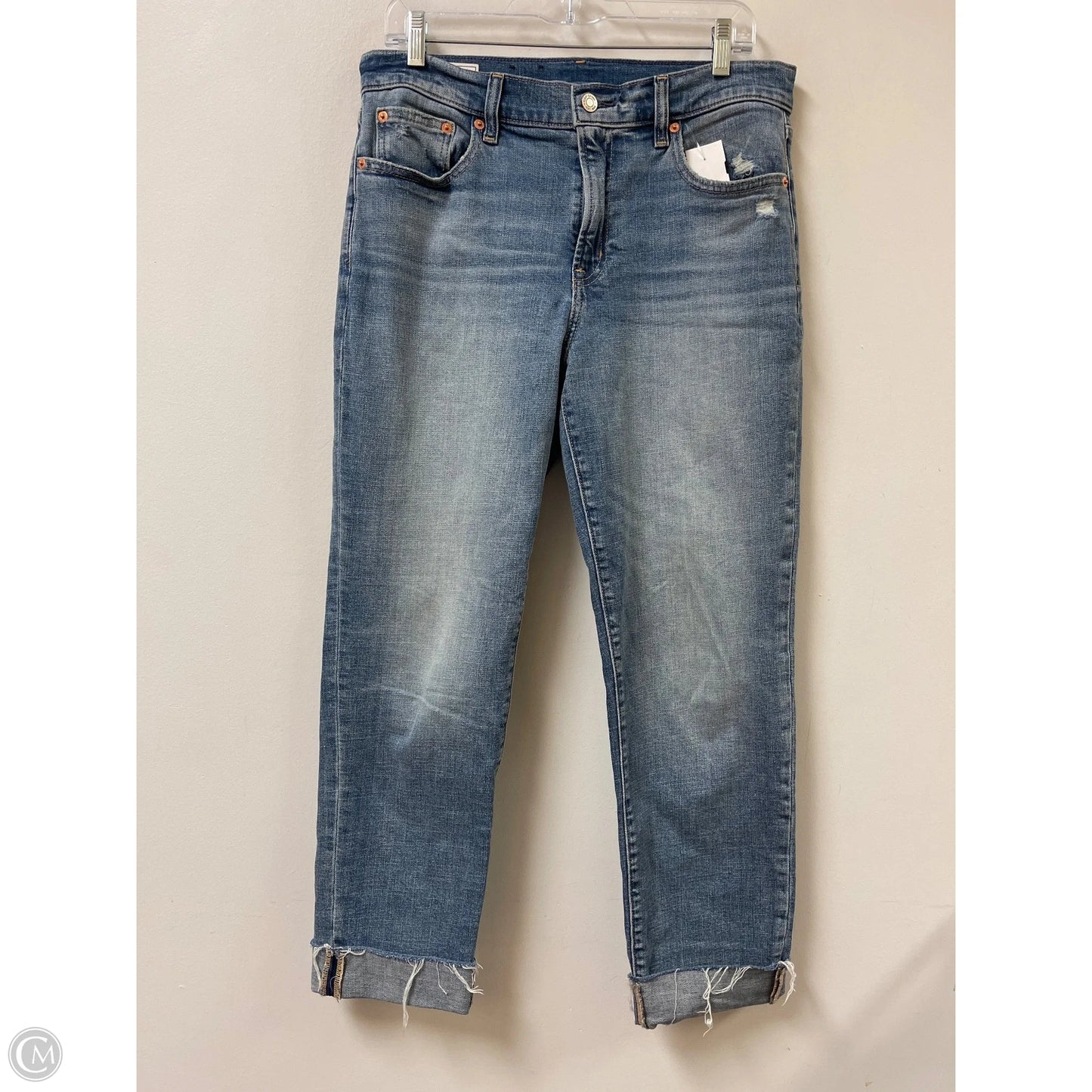 Jeans Boyfriend By Gap In Blue Denim, Size: 8