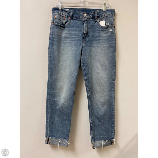 Jeans Boyfriend By Gap In Blue Denim, Size: 8