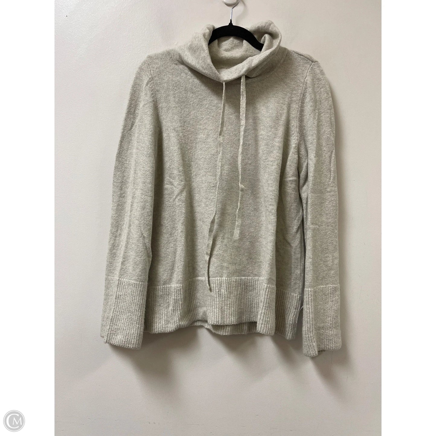 Sweater By Loft In Grey, Size: L