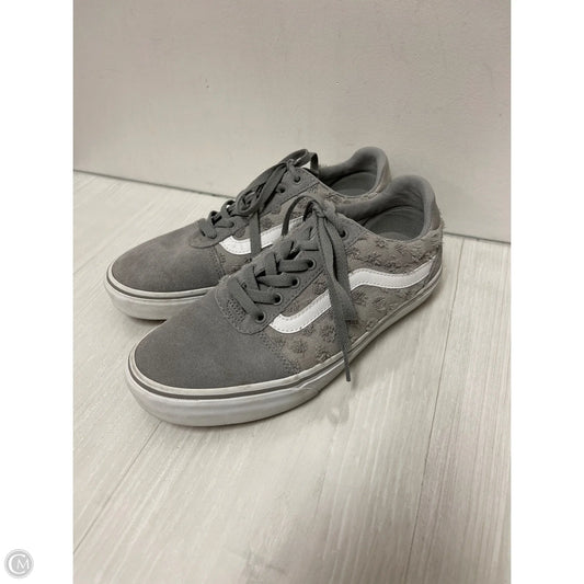 Shoes Sneakers By Vans In Grey, Size: 9