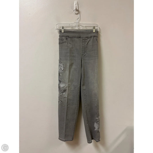 Jeans Skinny By Chicos In Grey, Size: 14