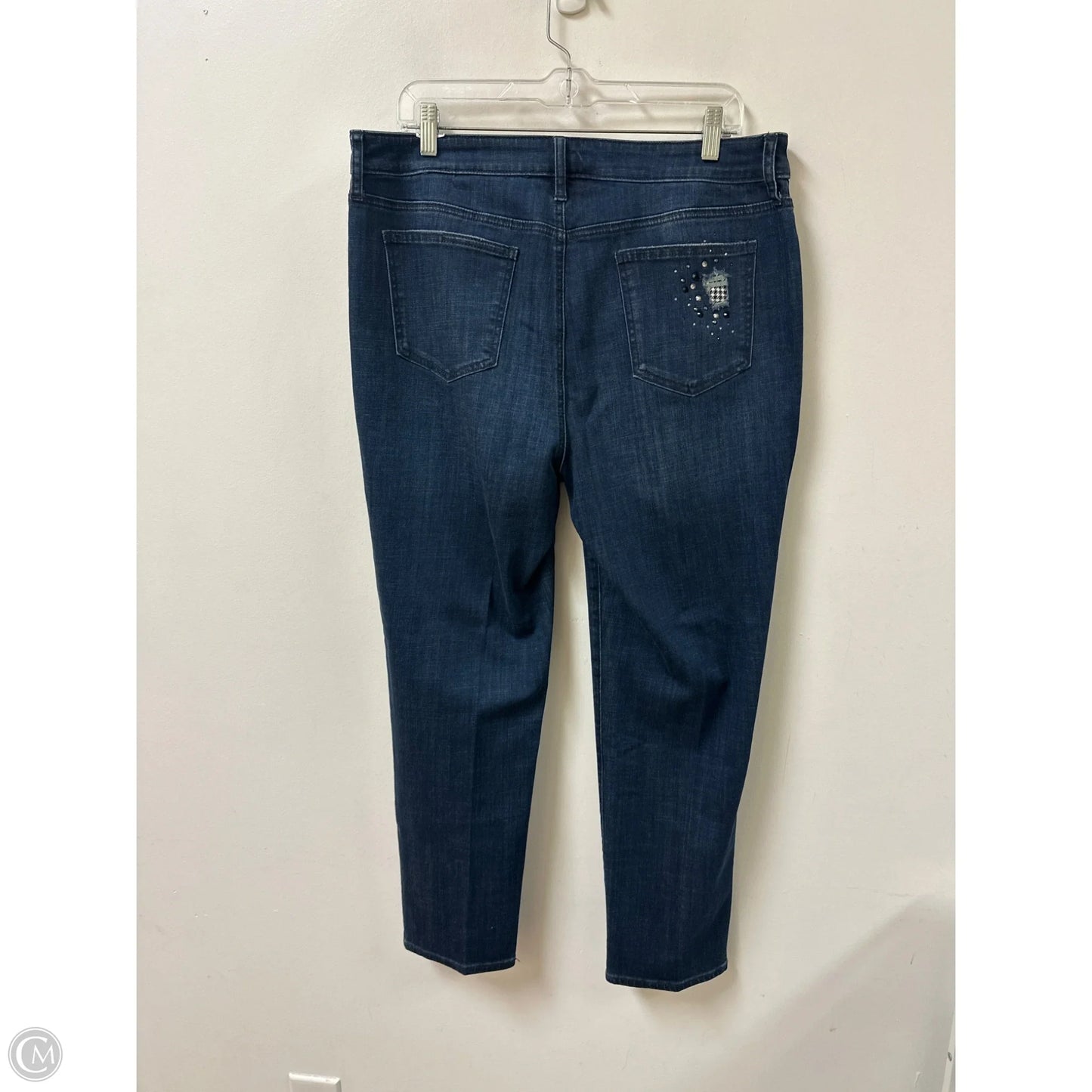 Jeans Skinny By Chicos In Blue Denim, Size: 14