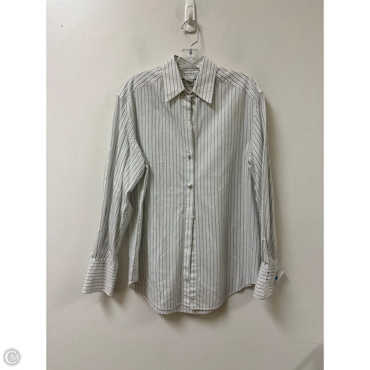 Blouse Long Sleeve By Emanuel Ungaro In White, Size: S