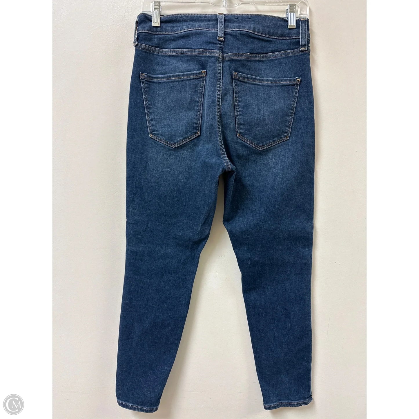 Jeans Skinny By Gap In Blue Denim, Size: 10p