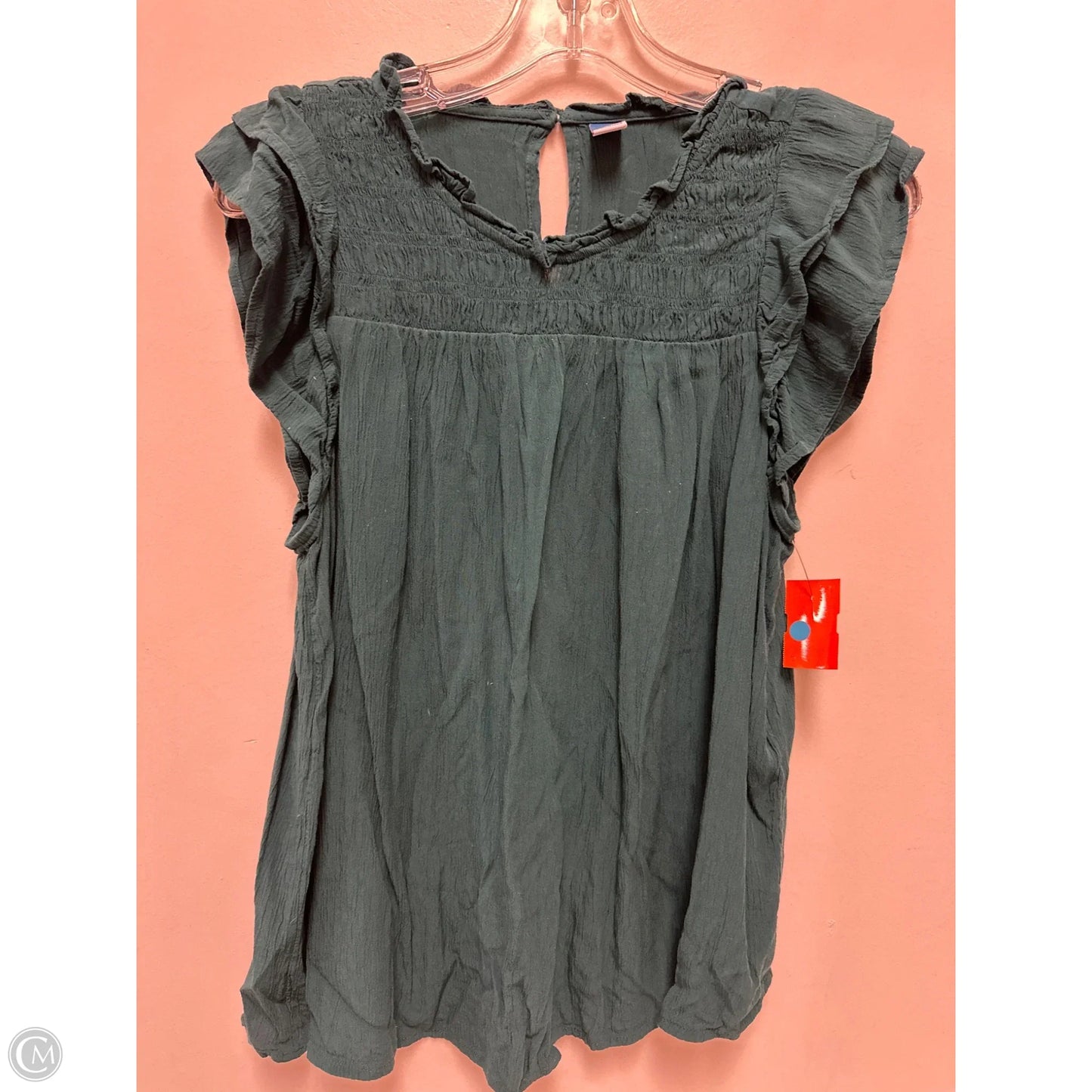 Top Sleeveless By Old Navy In Green, Size: Xl