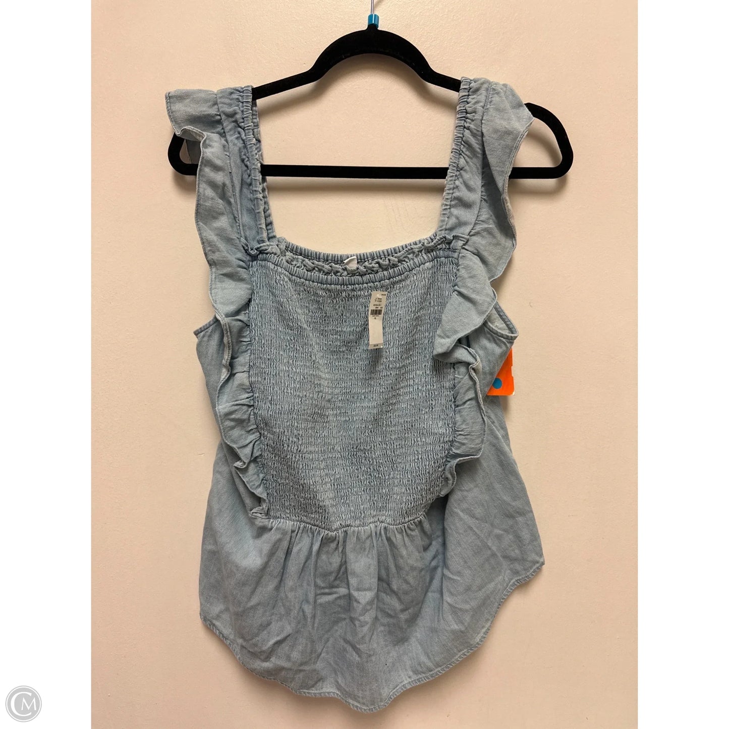 Top Sleeveless By Old Navy In Blue, Size: Xl