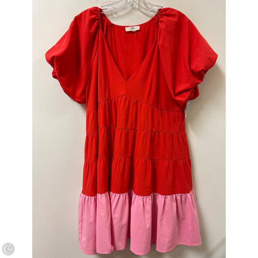 Dress Casual Midi By Entro In Red, Size: M