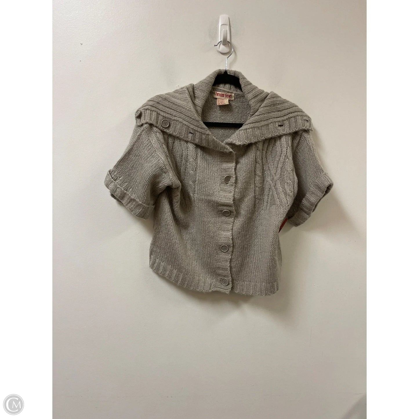 Cardigan By Clothes Mentor In Cream, Size: M