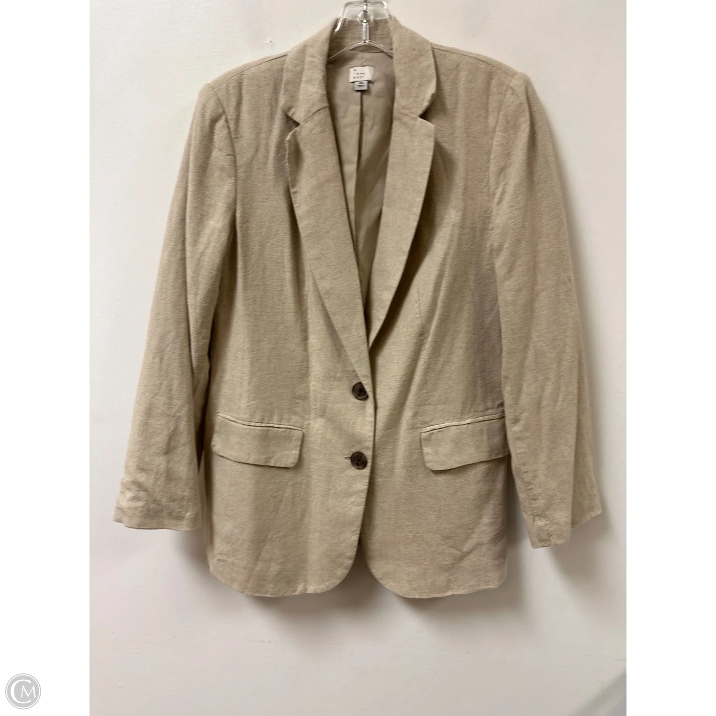 Blazer By A New Day In Tan, Size: Xs