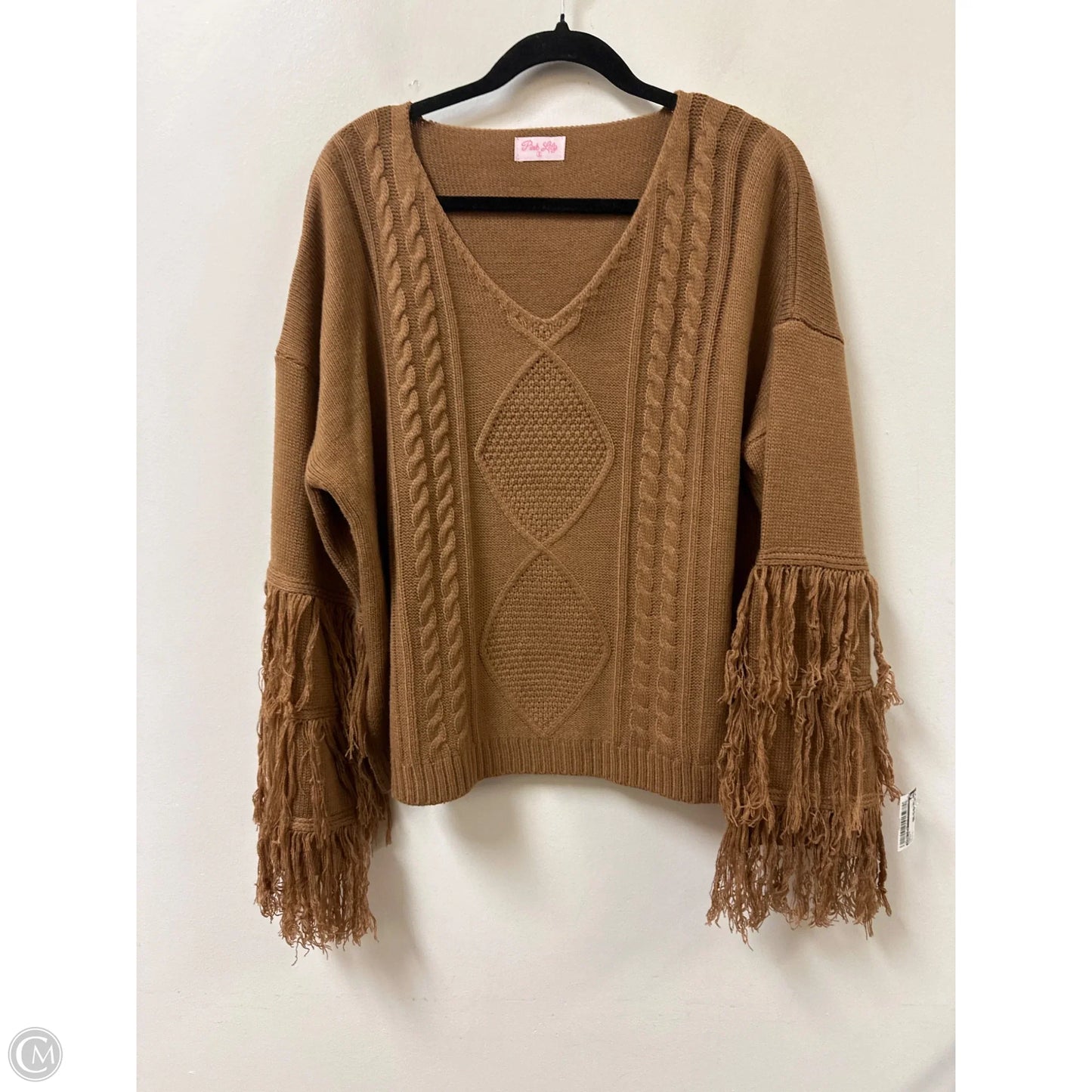 Sweater By Pink Lily In Brown, Size: S