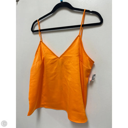 Top Sleeveless By A New Day In Orange, Size: M