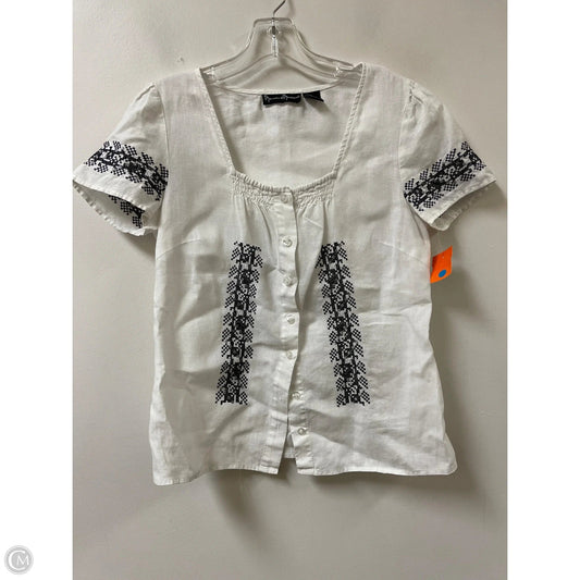 Top Short Sleeve By Mercer And Madison In White, Size: S
