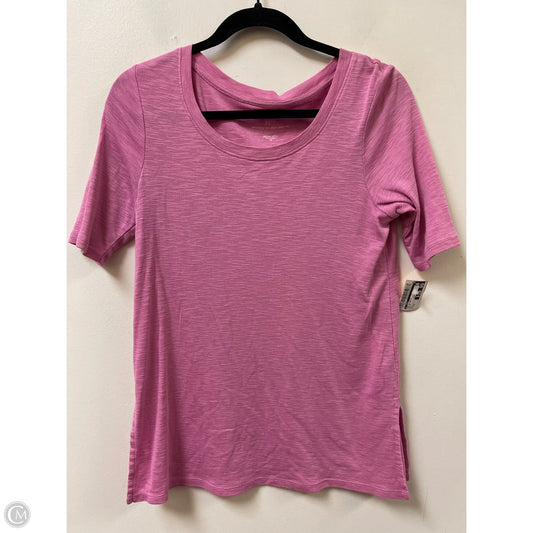 Top Short Sleeve Basic By J. Jill In Purple, Size: Xs