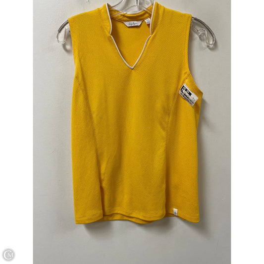 Athletic Tank Top By Lady Hagen In Yellow, Size: Xs