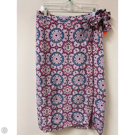 Skirt Midi By Loft In Purple, Size: 8p