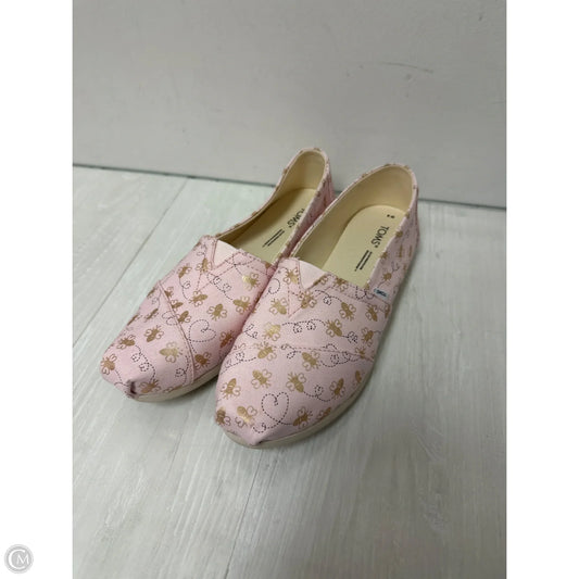 Shoes Flats By Toms In Pink, Size: 8